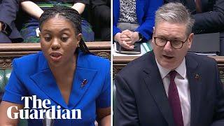 Badenoch spars with Starmer over Labour’s view of Donald Trump at PMQs