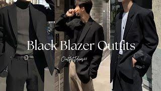 Black Blazer Outfit Ideas for Men | How to Style a Blazer