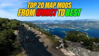 Ranking Top 20 Map Mods From Worst to Best in ETS2 | ETS2 Mods