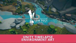 Unity workflow Level Art - Low Poly River in the Tiny Forest #EmaceArt