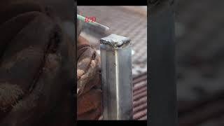 How to put a cap on thin square pipe #short