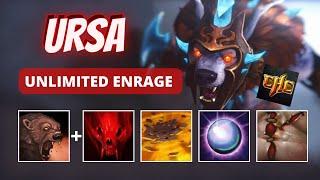 BIG GAME HUNTER + ENRAGE & DISPERSION | UNLIMITED URSA ULTIMATE | CUSTOM HERO CLASH DOTA 2