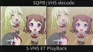 SQPB vs VHS-Decode SVHS (S-VHS ET NTSC)