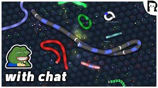 Lirik plays Slither.io [PART 3]