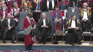 Desmond Tutu - Honorary Degree - University of Leicester