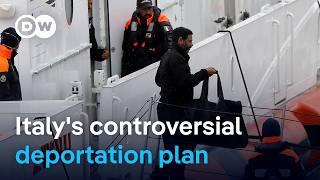 How Italy tries to send migrants to detention camps in Albania | DW News