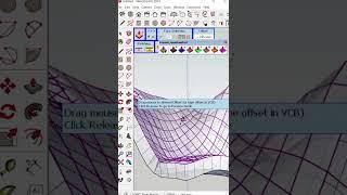 Extrude any curved surface in #sketchup #shorts