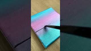 Satisfying Acrylic Painting Tutorial For Beginners | Simple Forest Painting #shorts