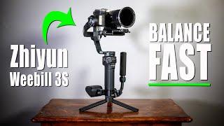 Zhiyun Weebill 3S Tutorial - Balancing Gimbal For Beginners