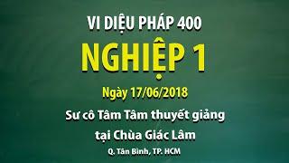 Vi Diệu Pháp 400 - Nghiệp 1 - Ngày 17/06/2018 - Sư Cô Tâm Tâm thuyết giảng tại Chùa Giác Lâm