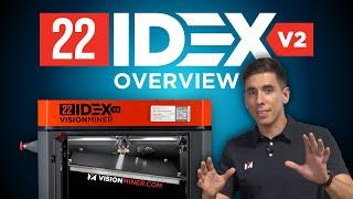22 IDEX v2: High Temp 3D Printer for High-Performance Polymer Filaments