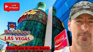 Las Vegas Live Stream - Coca Cola Store & M&M World am Las Vegas Blvd.