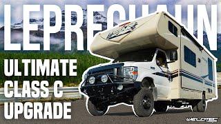 INCREDIBLE Class C Leprechaun TRANSFORMATION   Suspension Upgrade, Custom Lights, BIG Tires & MORE!