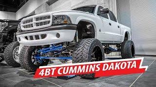 Solid Axle Dodge Dakota with a 4BT Engine Conversion