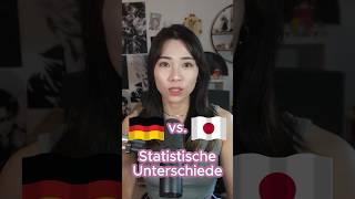 Deutschland  vs. Japan  Statistische Unterschiede #shorts