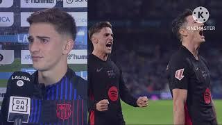 Reaccion de Gavi Celta 2-2 Barcelona goles