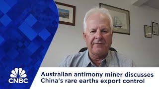 Australian antimony miner discusses China's rare earths export control