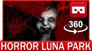360° VR 4k - HORROR Luna Park Halloween - VIRTUAL REALITY 3D