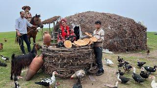 Bringing Firewood from the Forest to Bake Bread and taming the Horse