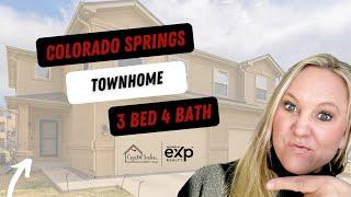 Adorable townhome in Colorado Springs with 3 bedrooms and 4 bathrooms