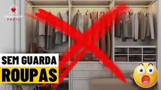 COMO ORGANIZAR ROUPAS SEM GUARDA ROUPAS