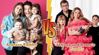 Anazala Family VS Diana and Roma's Family  Transformation  New Stars 2025