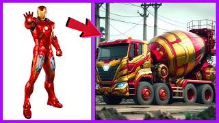 AVENGERS But MIXER TRUCK VENGERS  All Characters (marvel & DC) 2024