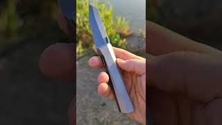 Как Tesla Cybertruck, только нож! Rike Knife Cybertrix #knife #edc #blade #survival #automobile