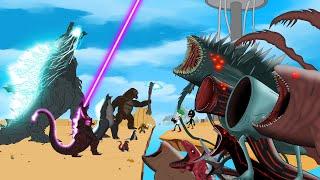 Rescue TEAM Godzilla & KONG From EVOLUTION OF BLOOP: Story of Transformation | Godzilla Cartoons