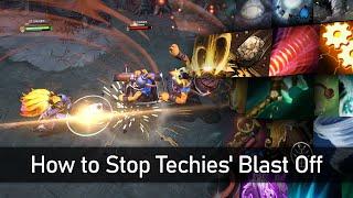 Dota 2 - Abilities & Items which stop Techies' Blast Off