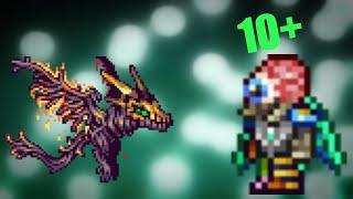 Terraria Supreme Buffed Yharon Kindle Staff vs The Mutant in Eternity Mode