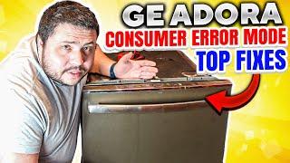 GE DISHWASHER DIAGNOSTIC TEST MODE | CONSUMER ERROR MODE | SERVICE MODE | DISHWASHER TROUBLESHOOTING