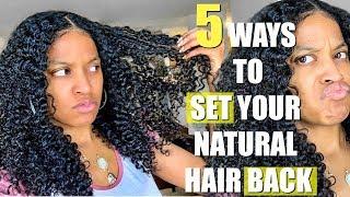 5 MAJOR NATURAL HAIR SETBACKS! (FOR HEALTHY HAIR)