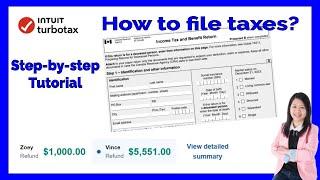 How to file taxes in 2025 (tax year 2024) in Canada? TurboTax step-by-step tutorial! Tax return