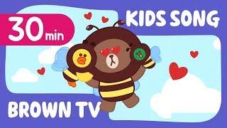 [Brown TV] Super Simple KIDS SONG 18 | 30min | Line Friends Kids Songs