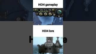 Hoi4 Lore vs Hoi4 gameplay #shorts