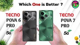 TECNO POVA 6 PRO 5G VS TECNO POVA 7 PRO 5G : COMPARISON ! WHICH SMARTPHONE IS BEST ?