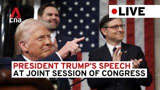 [LIVE] President Trump’s address to the joint session of Congress