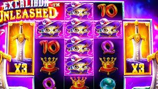 THIS *NEW* EXCALIBUR UNLEASHED SLOT PAID INSANE!! (Bonus Buys)