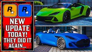 Rockstar Does it Again.. The NEW GTA Online UPDATE Today! (New GTA5 Update)