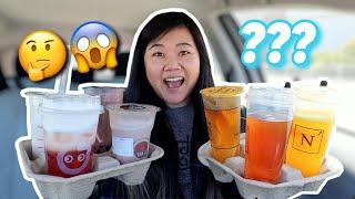 Letting BOBA SHOP Workers DECIDE My BOBA DRINKS! (bc they know the best ones right??)