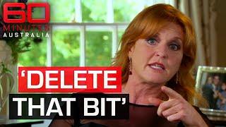 Royal Sarah 'Fergie' Ferguson storms out of fiery interview | 60 Minutes Australia