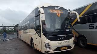 BENGALURU to VIZAG BUS JOURNEY | Shyamoli Travels Volvo 9600 Multi-axle Sleeper LUXURY Bus