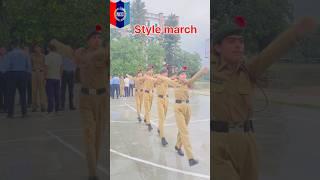 Style march || ncc drill training 🫡 #ncc #trending #shorts #shortvideo  #shortsfeed #army #drill