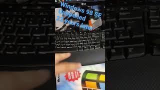 Windows 98, Unopened. 23 years later  ️
