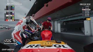 MotoGP 24 - Luca Marini - Flag To Flag Race - Portimao Circuit - Fuel Management - Gameplay