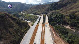 BR 381 PONTE SOBRE O RIO PIRACICABA OBRAS DUPLICAÇÃO CIDADE DE ANTÔNIO DIAS MINAS GERAIS BRASIL