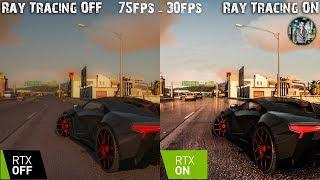GTA V Ray Tracing ON vs OFF Benchmark + Gameplay Side By Side Comparison with FPS - (NVR)