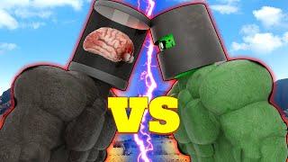Boss Goliath fights Tesla in Dead Rails!