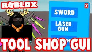 Roblox Studio How To Make A Tool Shop Gui